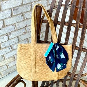 NWT Draper James everyday straw bag